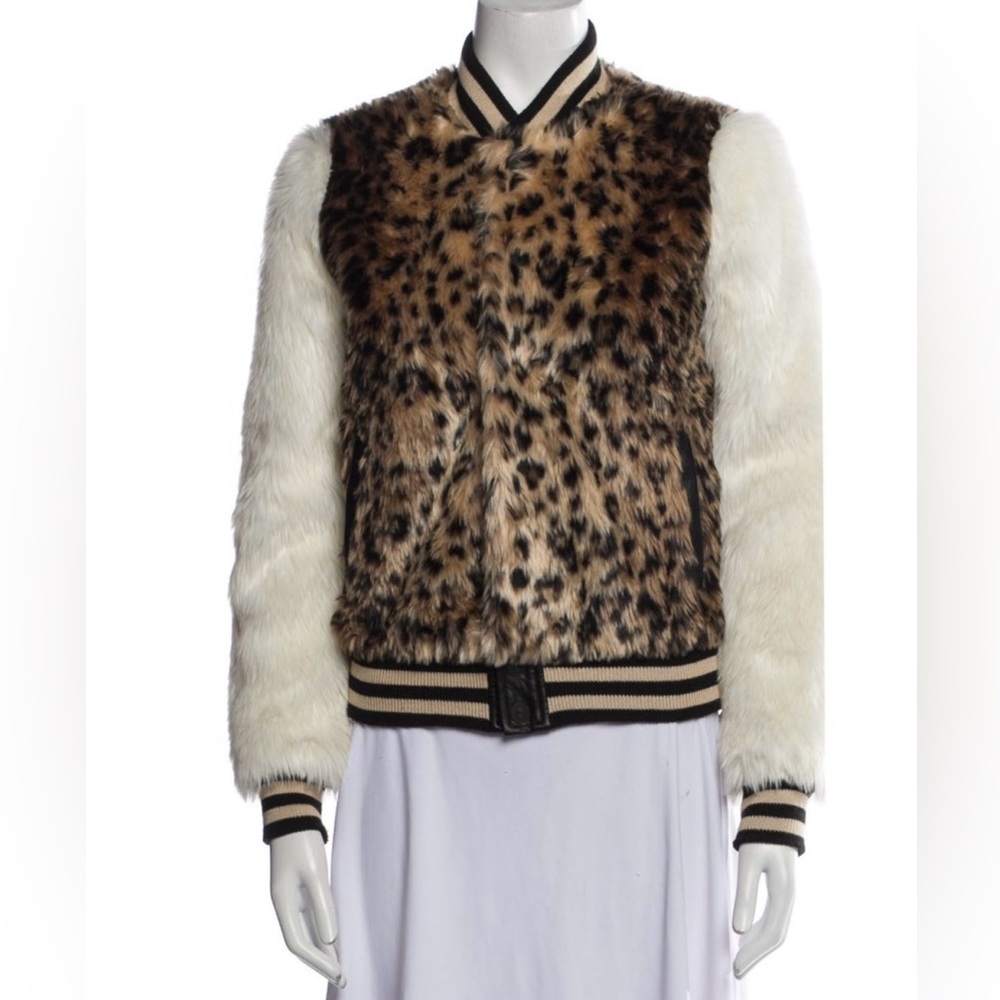 Mother faux fur jacket